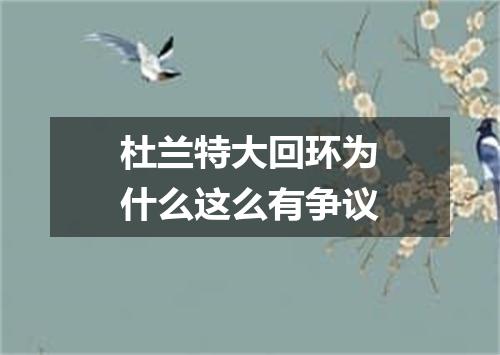 杜兰特大回环为什么这么有争议