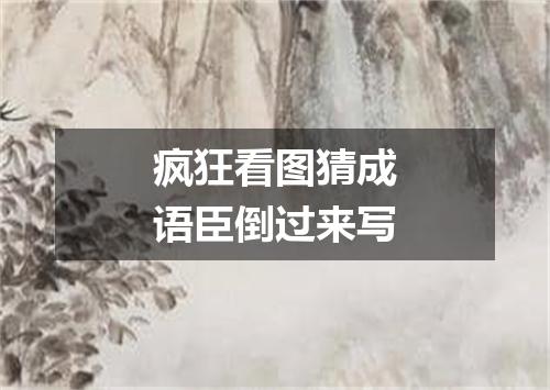 疯狂看图猜成语臣倒过来写
