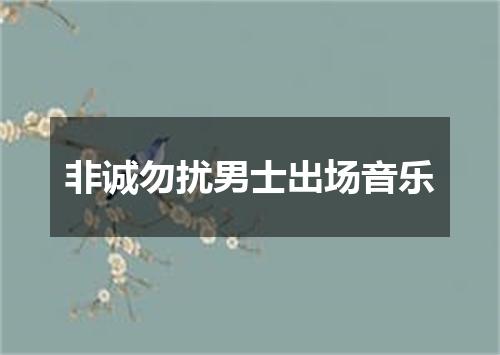 非诚勿扰男士出场音乐