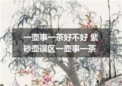 一壶事一茶好不好 紫砂壶误区一壶事一茶