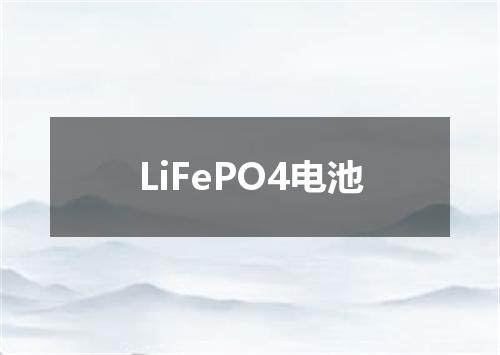 LiFePO4电池
