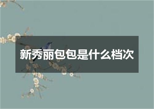 新秀丽包包是什么档次