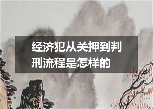 经济犯从关押到判刑流程是怎样的