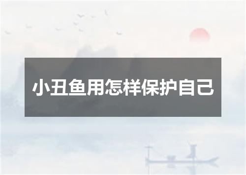 小丑鱼用怎样保护自己