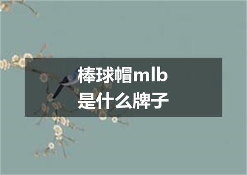 棒球帽mlb是什么牌子