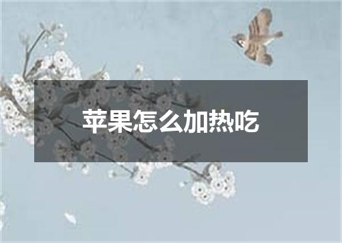苹果怎么加热吃