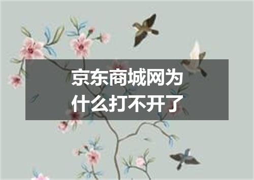 京东商城网为什么打不开了