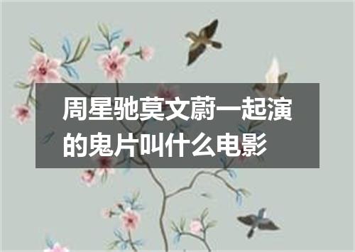 周星驰莫文蔚一起演的鬼片叫什么电影