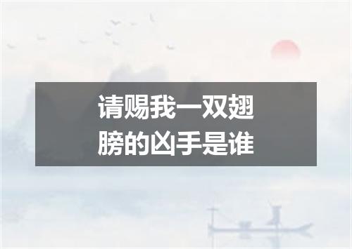 请赐我一双翅膀的凶手是谁