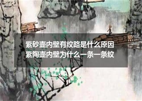 紫砂壶内壁有纹路是什么原因 紫陶壶内壁为什么一条一条纹