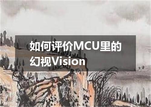 如何评价MCU里的幻视Vision
