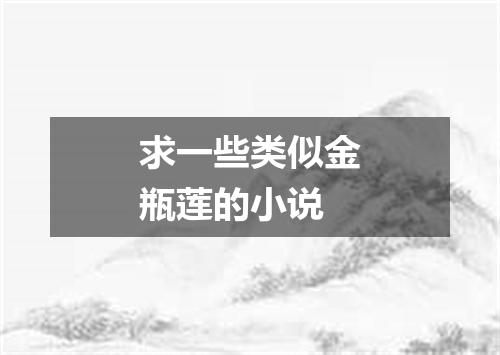 求一些类似金瓶莲的小说