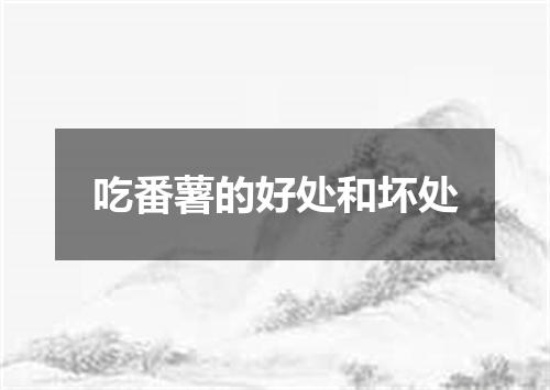 吃番薯的好处和坏处