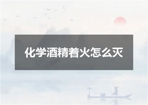 化学酒精着火怎么灭