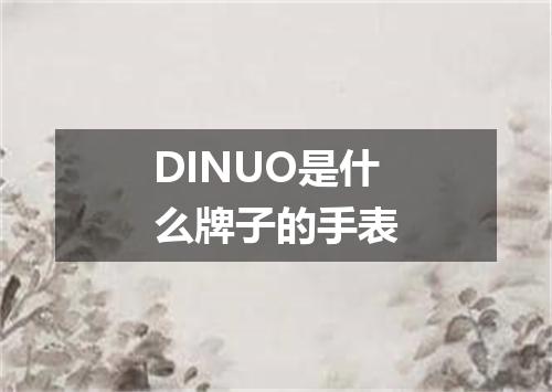 DINUO是什么牌子的手表