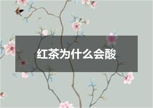 红茶为什么会酸