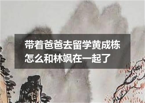 带着爸爸去留学黄成栋怎么和林飒在一起了