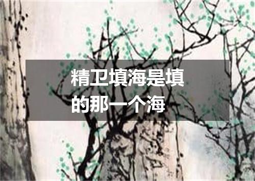 精卫填海是填的那一个海