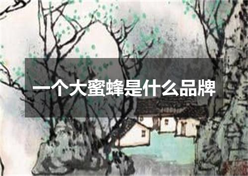 一个大蜜蜂是什么品牌