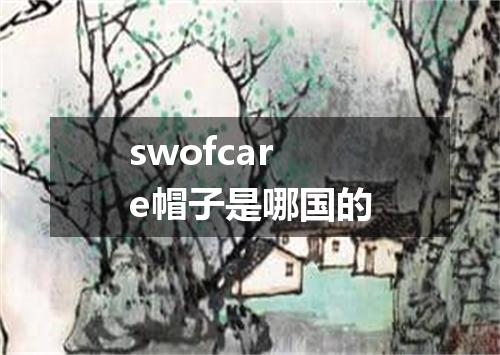 swofcare帽子是哪国的