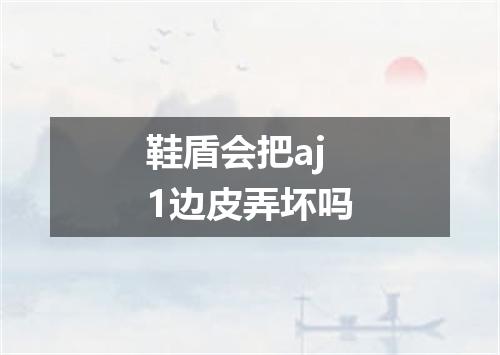 鞋盾会把aj1边皮弄坏吗