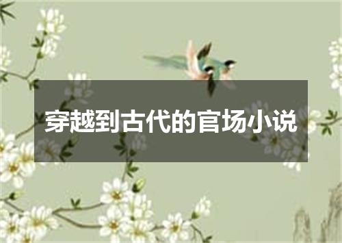 穿越到古代的官场小说