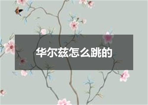 华尔兹怎么跳的