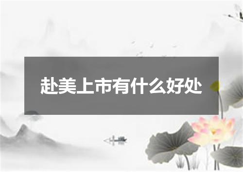 赴美上市有什么好处