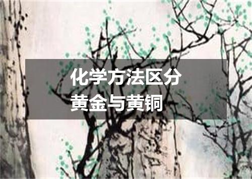 化学方法区分黄金与黄铜