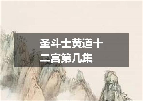 圣斗士黄道十二宫第几集