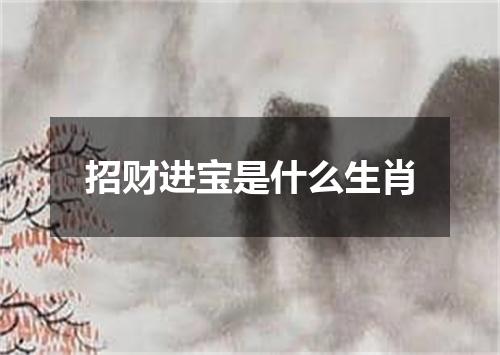 招财进宝是什么生肖