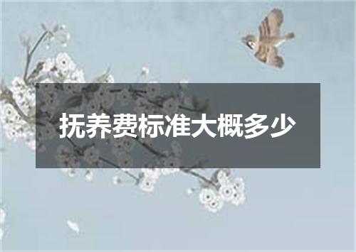 抚养费标准大概多少