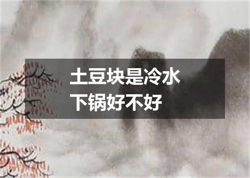 土豆块是冷水下锅好不好