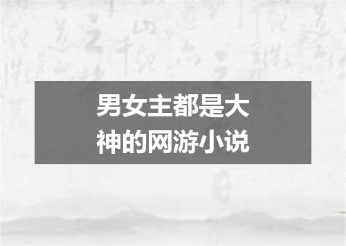 男女主都是大神的网游小说