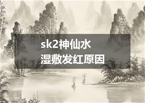 sk2神仙水湿敷发红原因