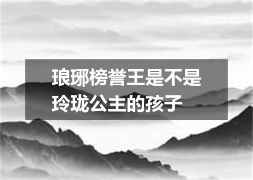 琅琊榜誉王是不是玲珑公主的孩子
