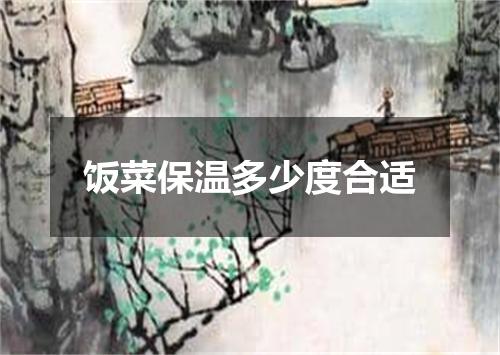 饭菜保温多少度合适