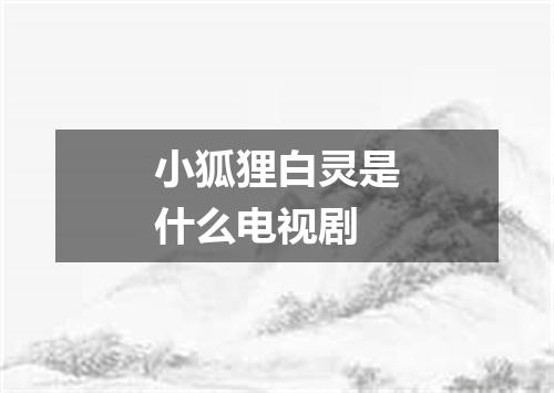 小狐狸白灵是什么电视剧