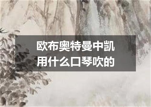 欧布奥特曼中凯用什么口琴吹的