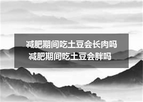 减肥期间吃土豆会长肉吗 减肥期间吃土豆会胖吗
