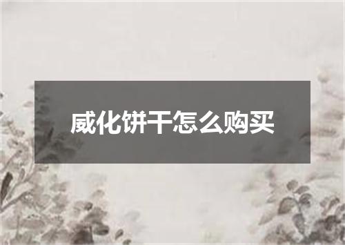 威化饼干怎么购买