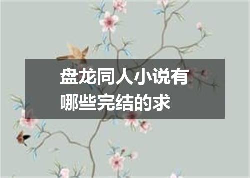 盘龙同人小说有哪些完结的求