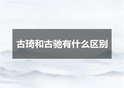 古琦和古驰有什么区别