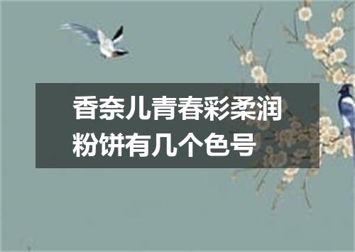 香奈儿青春彩柔润粉饼有几个色号