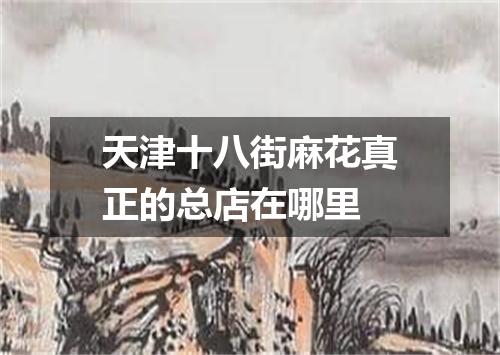 天津十八街麻花真正的总店在哪里