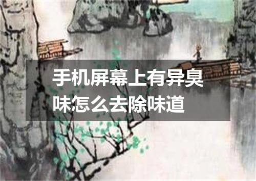 手机屏幕上有异臭味怎么去除味道