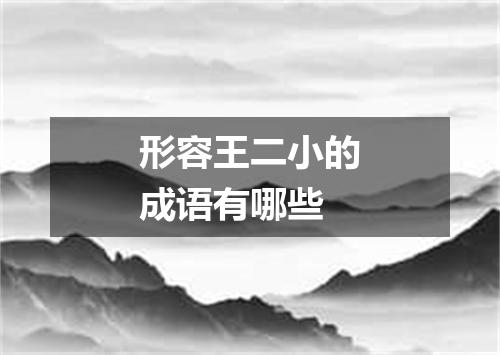 形容王二小的成语有哪些