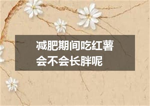 减肥期间吃红薯会不会长胖呢