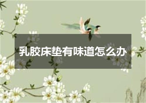 乳胶床垫有味道怎么办