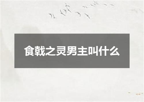 食戟之灵男主叫什么